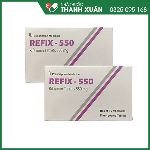 Refix-550 điều trị ruột kích thích